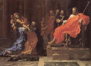 Nicolas Poussin Esther Before Ahasuerus painting